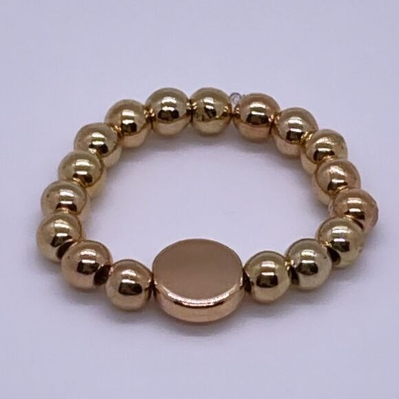 NWT Wool + Pepper Co. Gold Stackable Ring - Picture 3 of 6